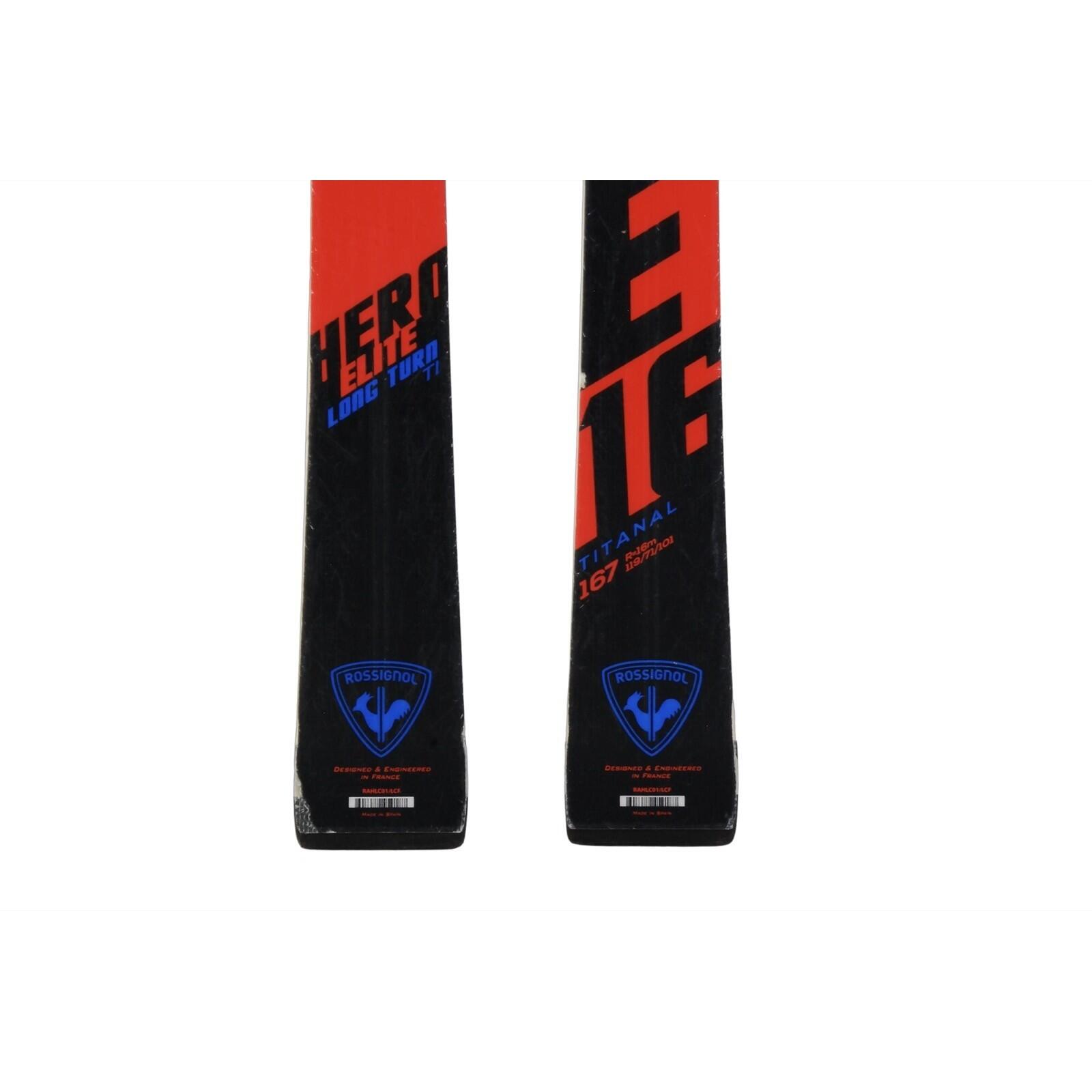 RECONDITIONNE - Ski Rossignol Hero Elite Long Turn Ti + Fixations 4/5