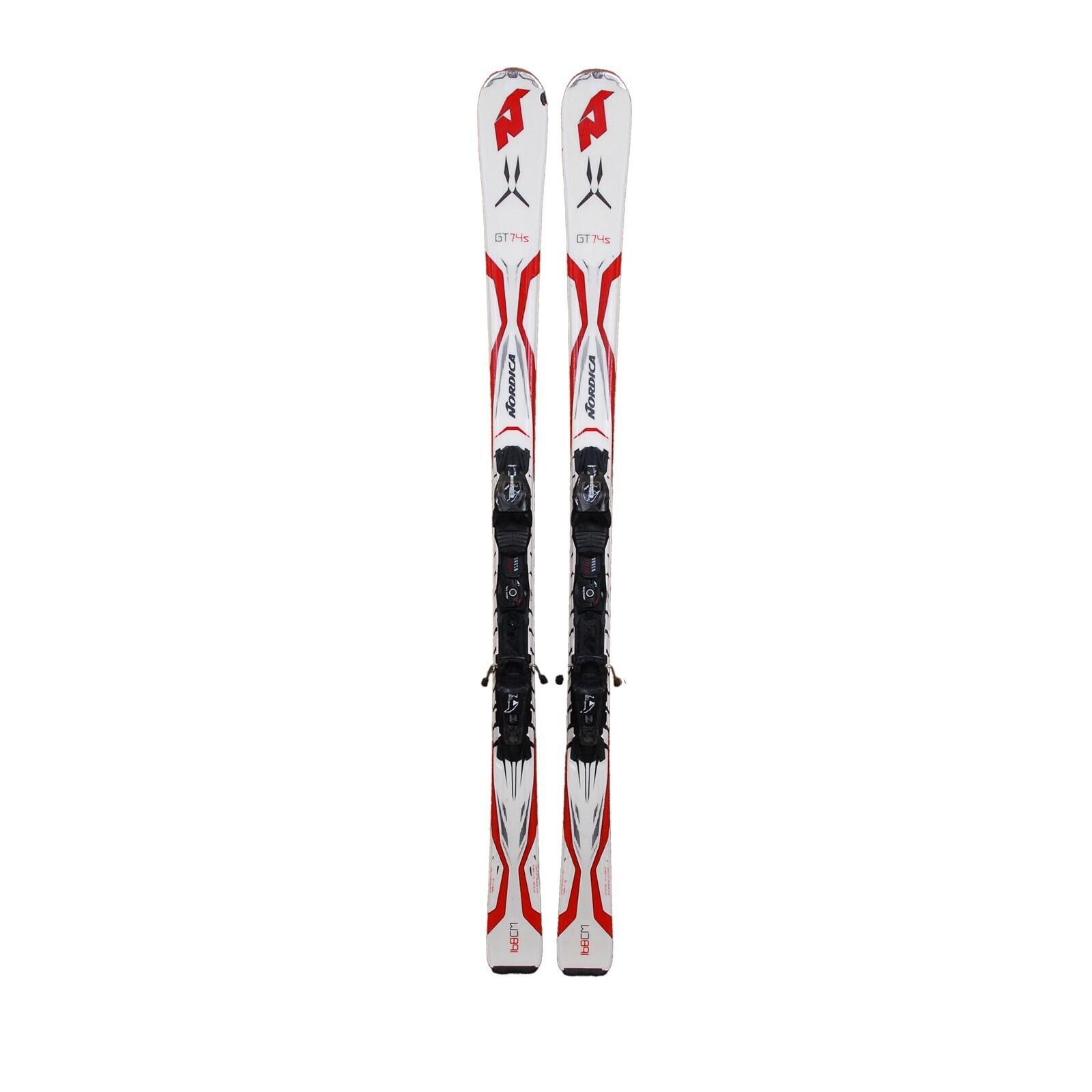RECONDITIONNE - Ski Nordica Gt 74 S + Fixations 2/4