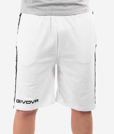 Givova Terry Band Sports Shorts White 2xl - Breathable & Confort