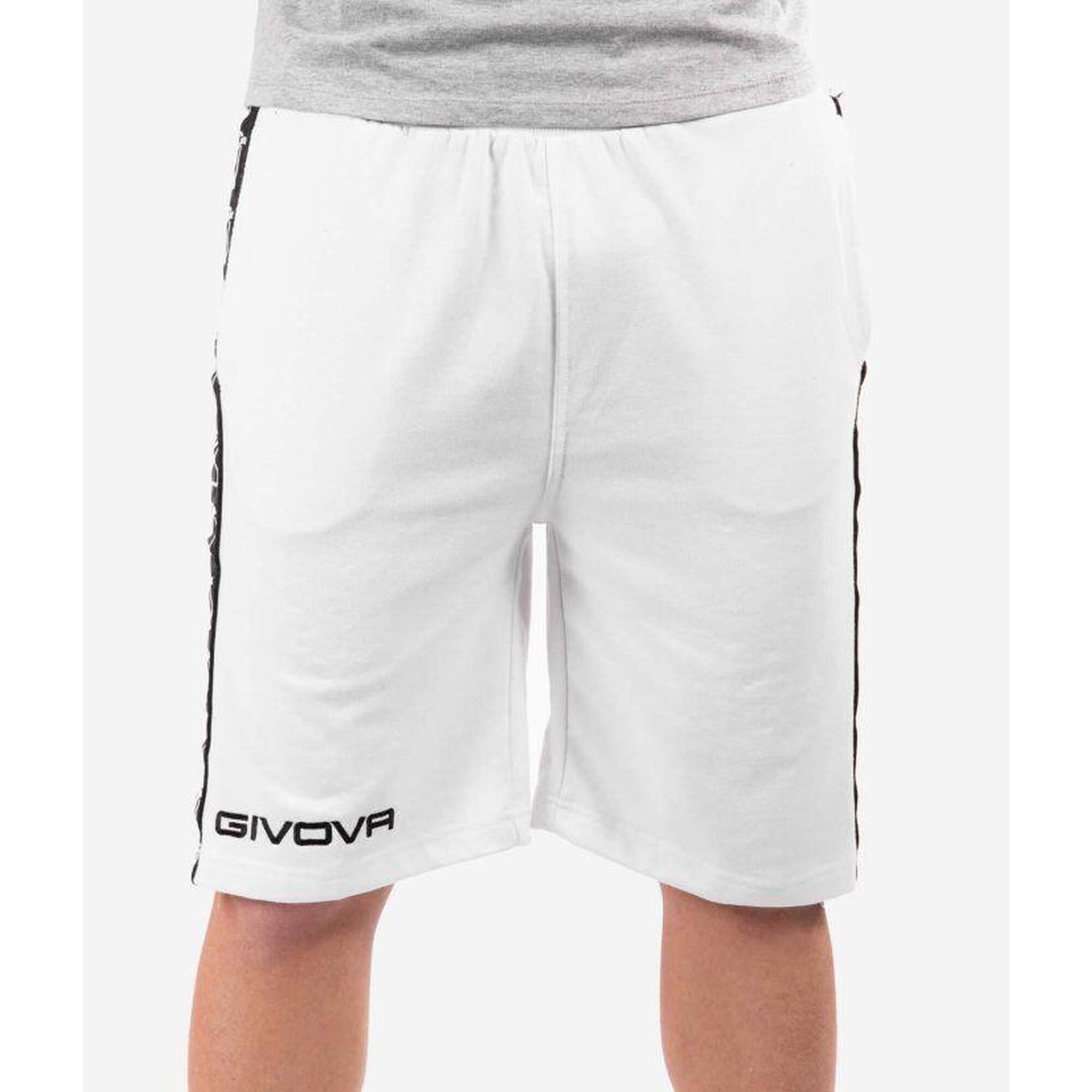 Givova Terry Band Spodenki Sportowe Białe 2XL - Oddychające i Wygodne