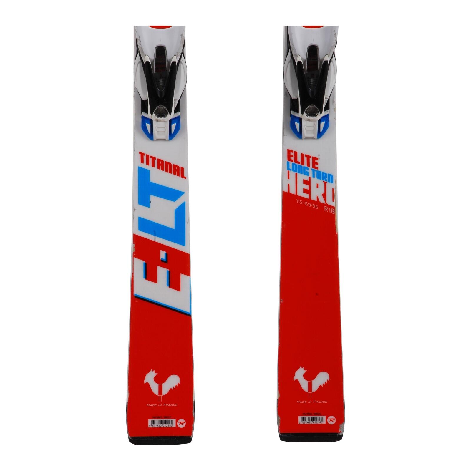TWEEDEHANDS - Ski Occasion Rossignol Hero Elite Lt Ti + Fixations - GOEDE 4/4