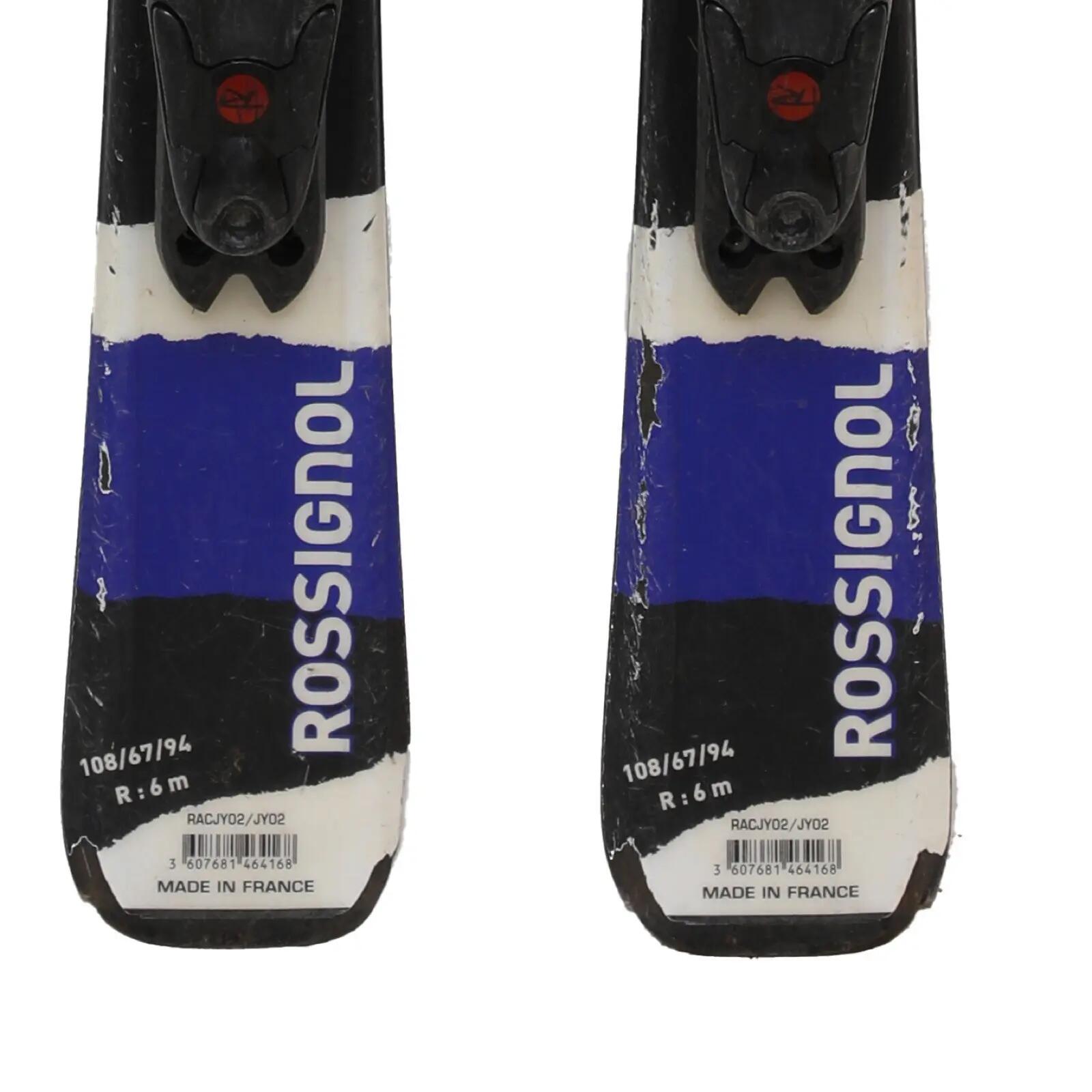 RECONDITIONNE - Ski Junior Rossignol Scan + Fixations 4/4
