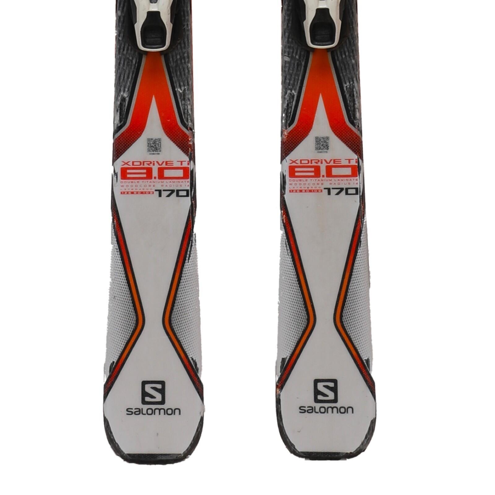 RECONDITIONNE - Ski Salomon X Drive 8.0 Ti + Fixations 4/5