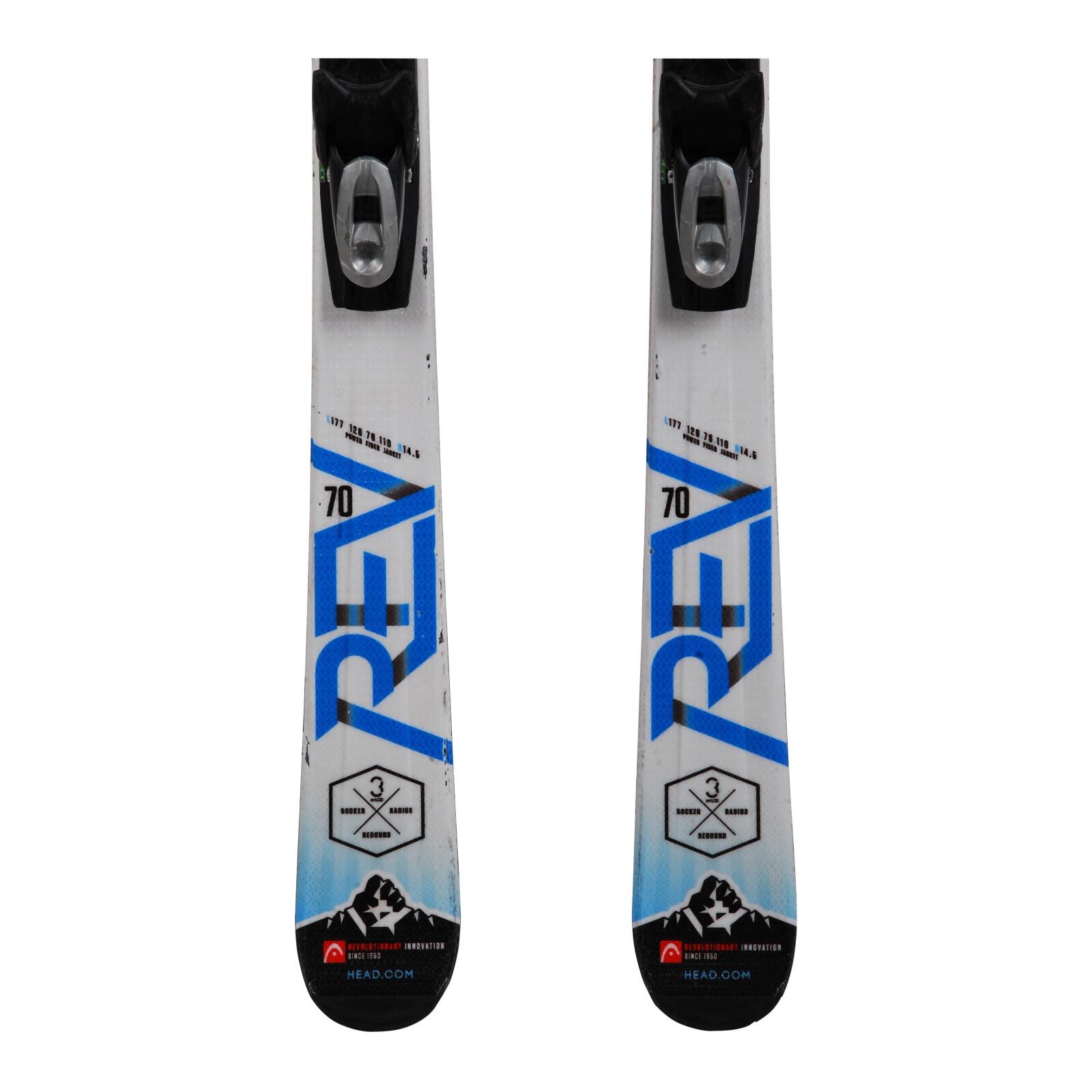 RECONDITIONNE - Ski Head Rev 70 + Fixations 4/4