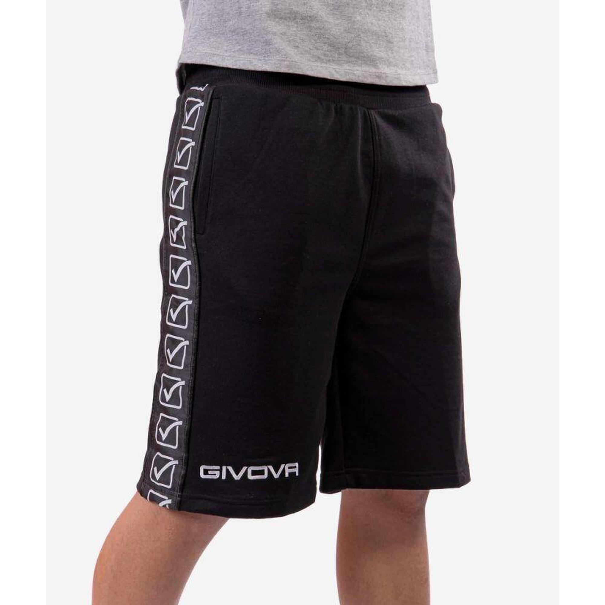 Pantaloni scurți sport negri Givova Terry Band