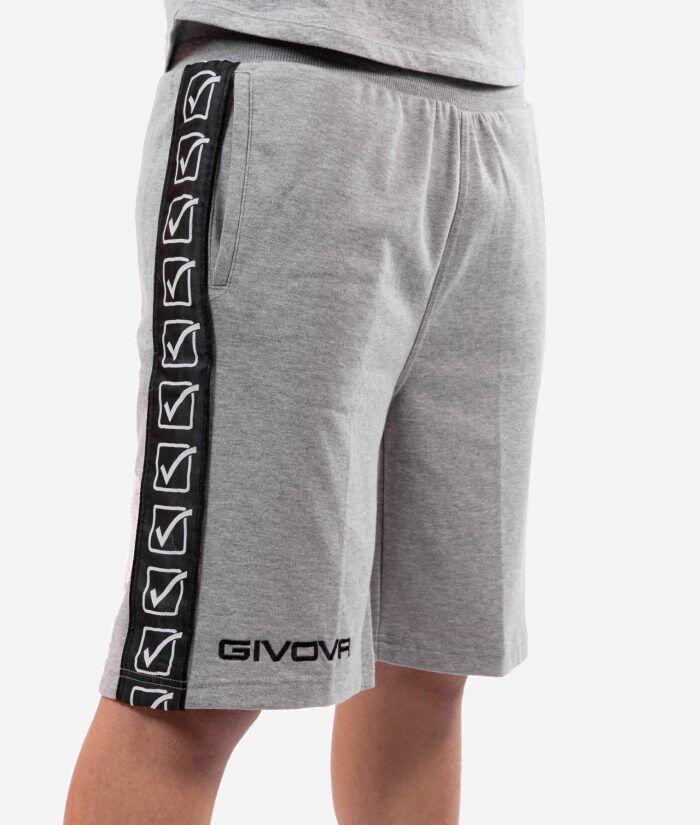 Szorty Sportowe Givova Terry Jasnoszare XL - Oddychające i Lekkie