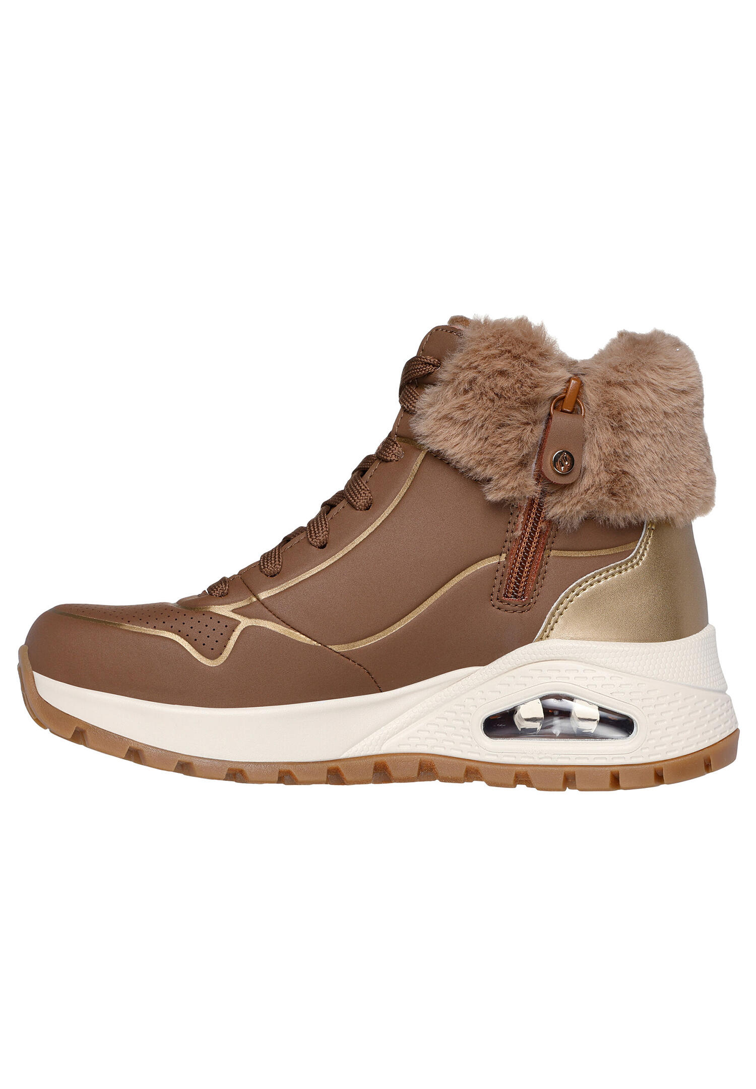 Baskets Femme Baskets Skechers UNO RUGGED - FALL SHIMMER Marron Marron Skechers 5/7