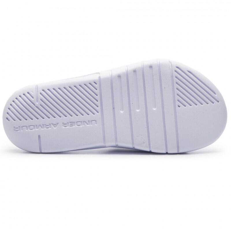 Ciabatte UA Core PTH unisex Under Armour bianche e nere 4/5