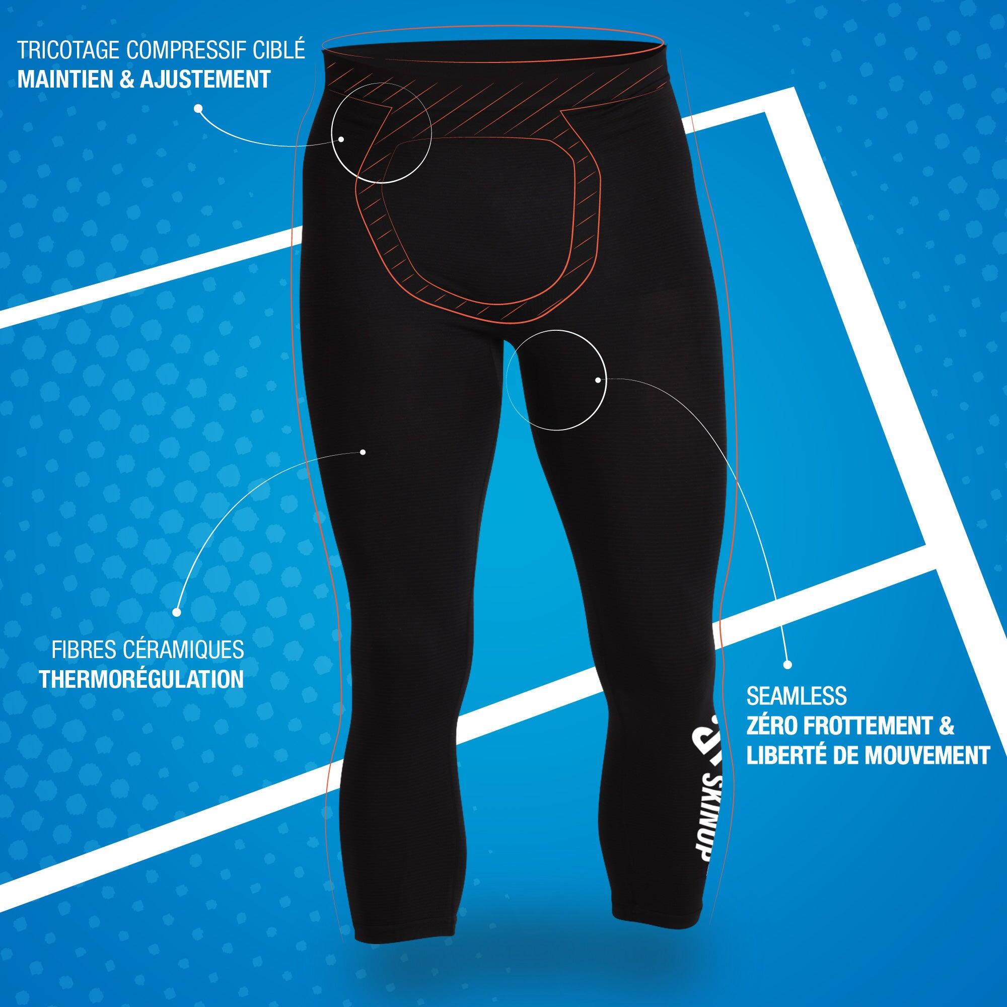 Legging homme - effet gainant - compression modérée - SKINUP Sport 5/5