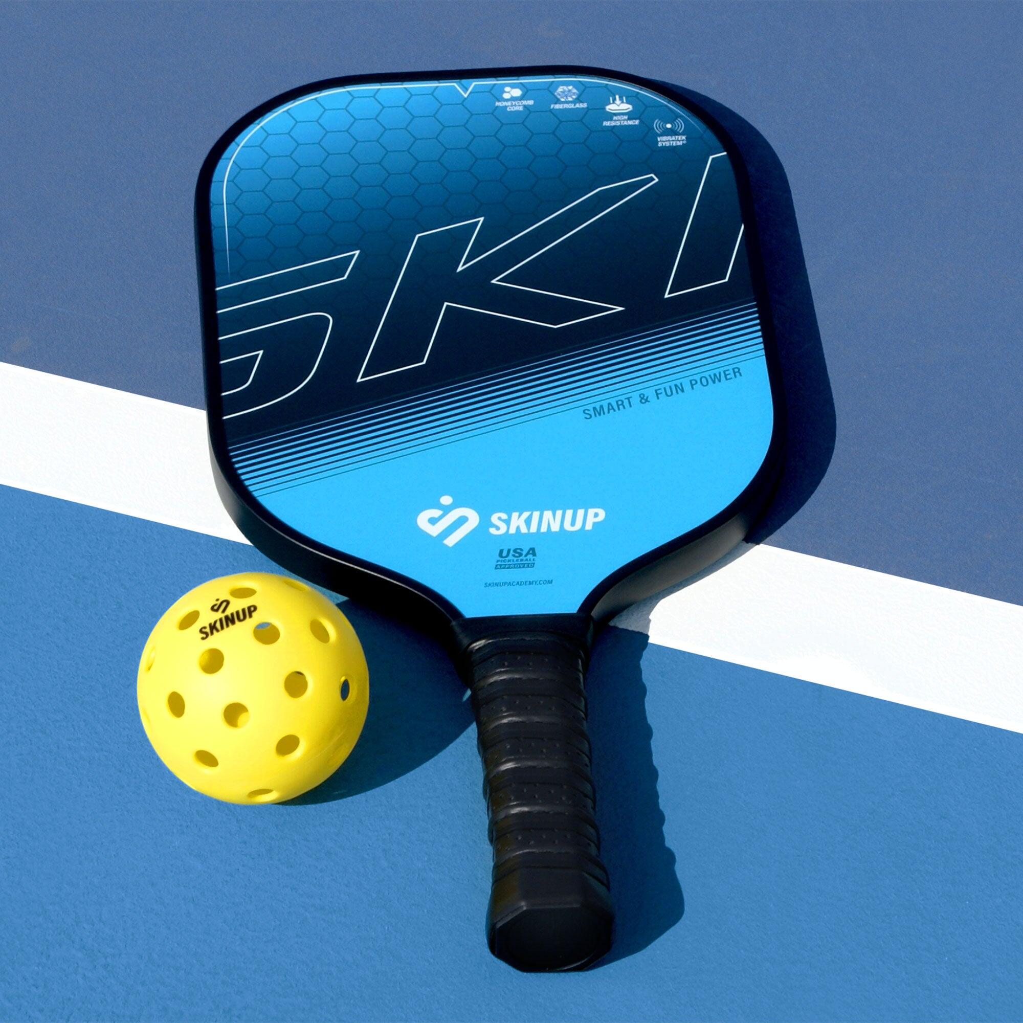 Pala de pickleball azul inteligente y divertida - SKINUP Sport 2/3