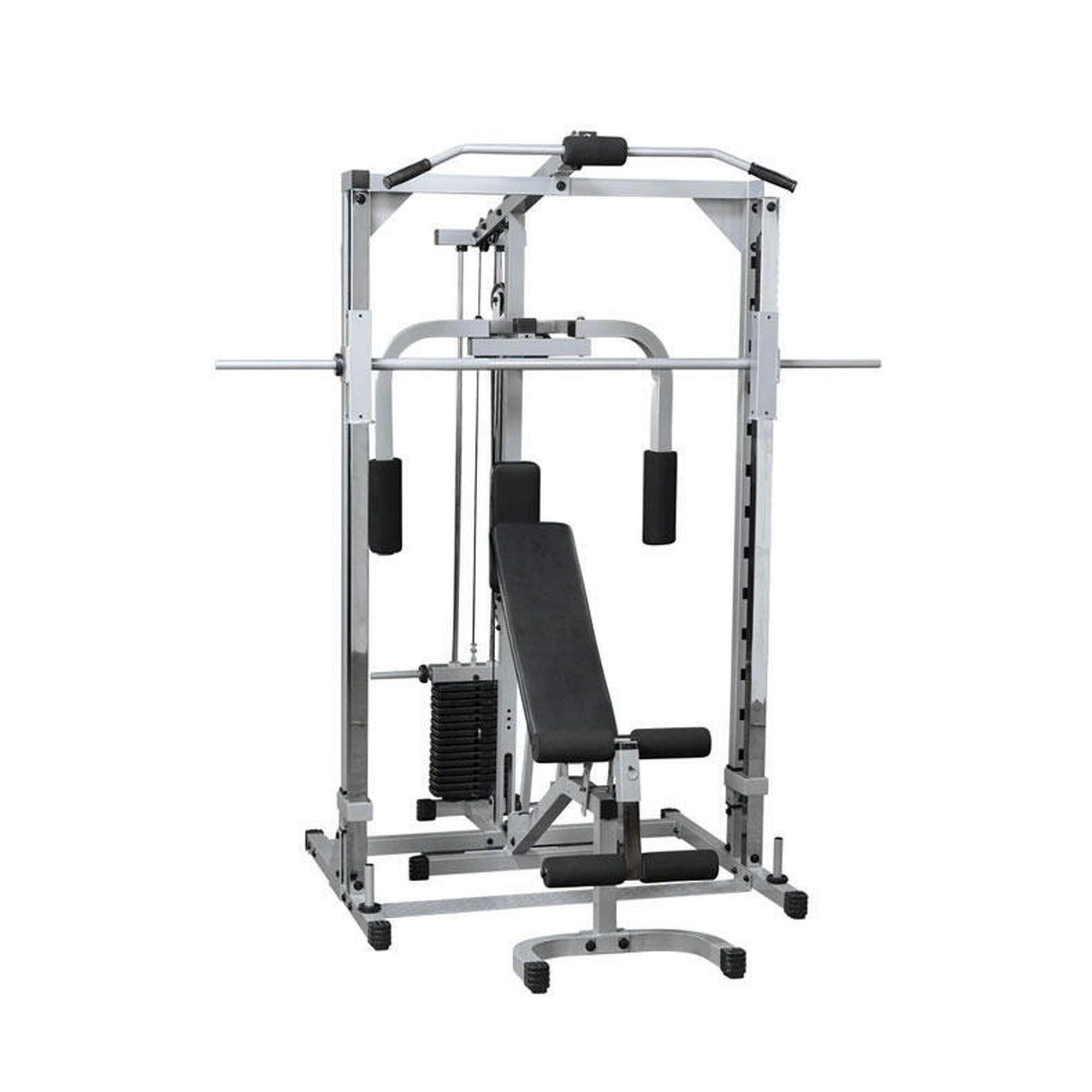 Powerline - Machine Smith Option Complète - Appareil De Musculation - Gris|noir - Taille Unique - Decathlon