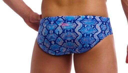Kąpielówki męskie Funky Trunks Blue Viper - slipy