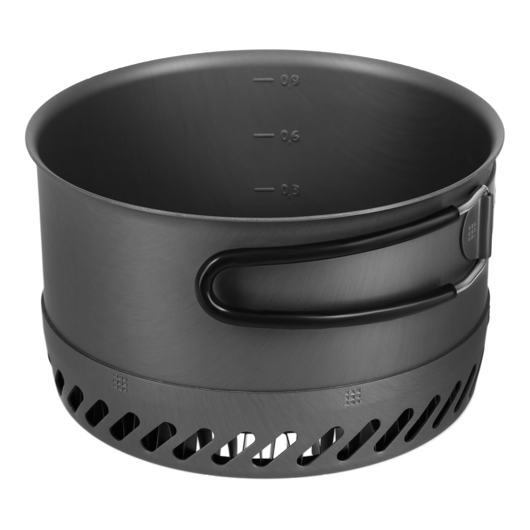 Touring aluminium pot met radiator en deksel NC4203 NILS CAMP 7/7