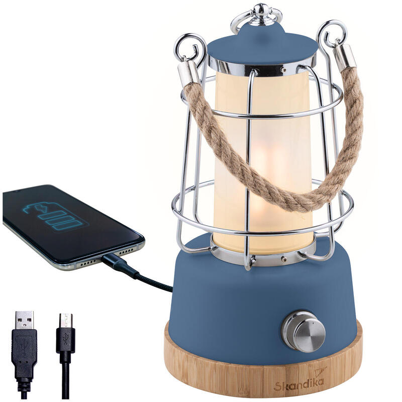 Lampa kempingowa LED Kiruna z powerbankiem, do 370 lumenów