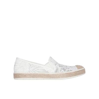 Zapatillas Skechers Mujer Bobs Flexpadrille Luxe - Sheer Joy Blancas