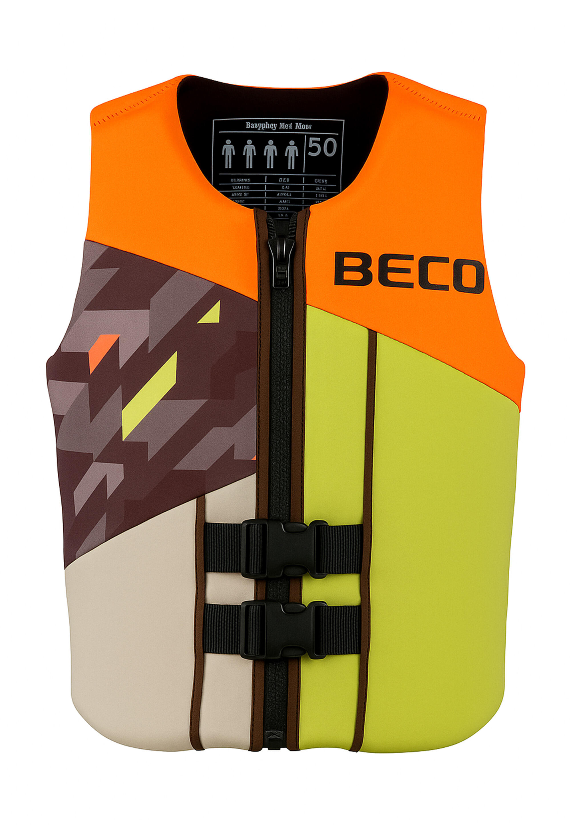 Beco Beactive Ife Jacket Neo 50n | Yeow/orange 2/5