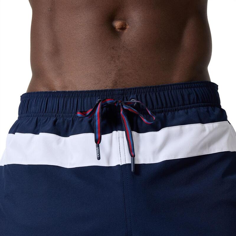 Sort inot bărbați Speedo Jetstream Print Edge Volley 16” bleumarin/ alb