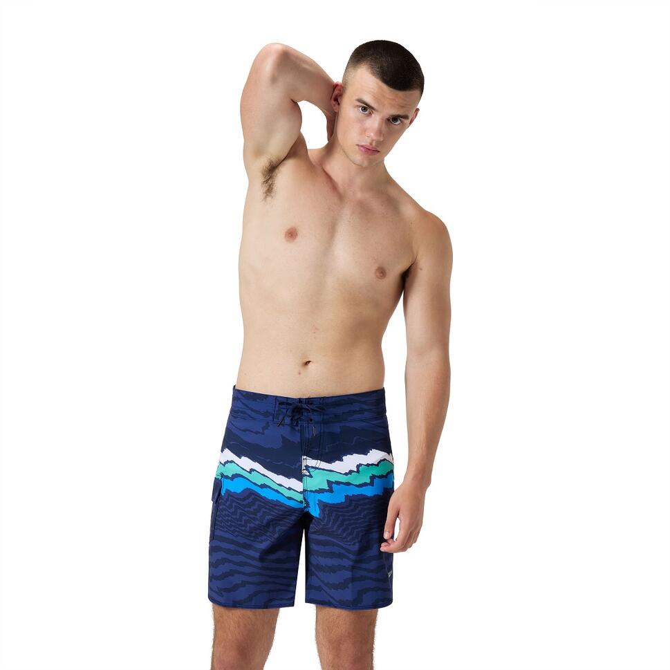 Spodenki szorty męskie kąpielowe Speedo Stripe Flex BoardShort