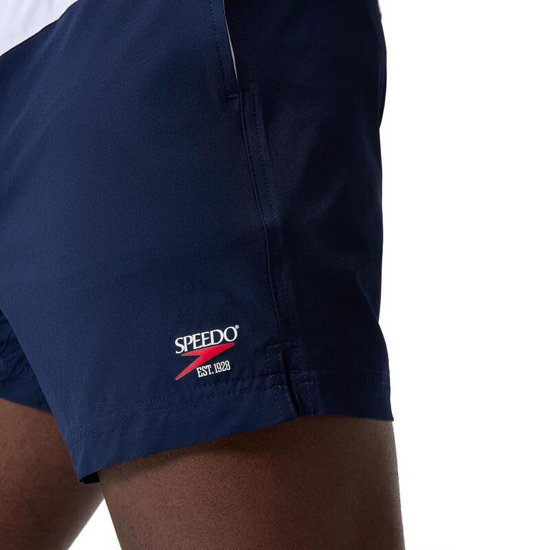 Sort inot bărbați Speedo Jetstream Print Edge Volley 16” bleumarin/ alb