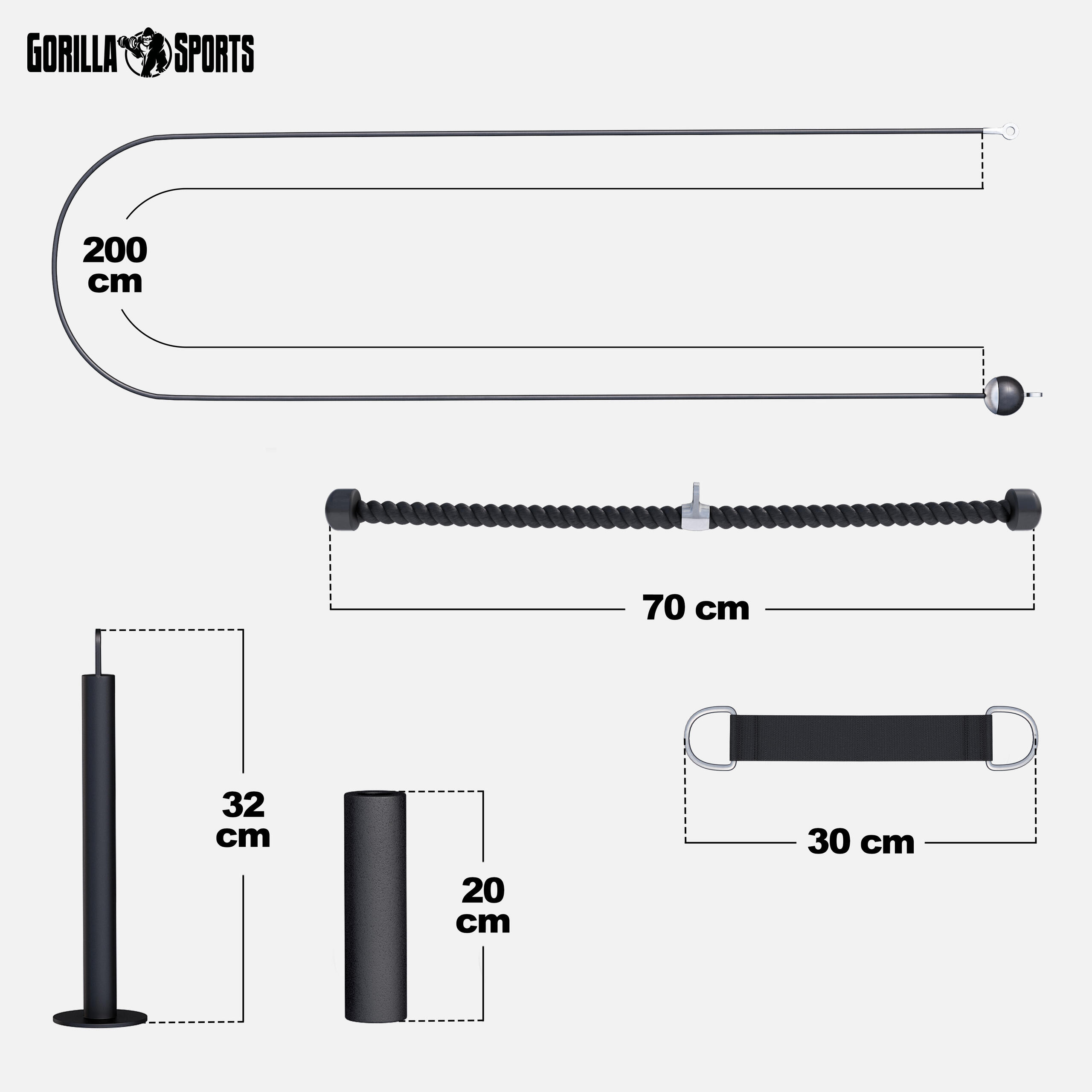 Kabeltrekstation - Cable pulley - Lat pulley - kabeltreksysteem 2/7