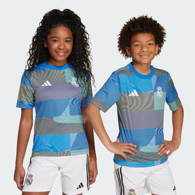 Real madrid 25/26 pre-match voetbalshirt kids