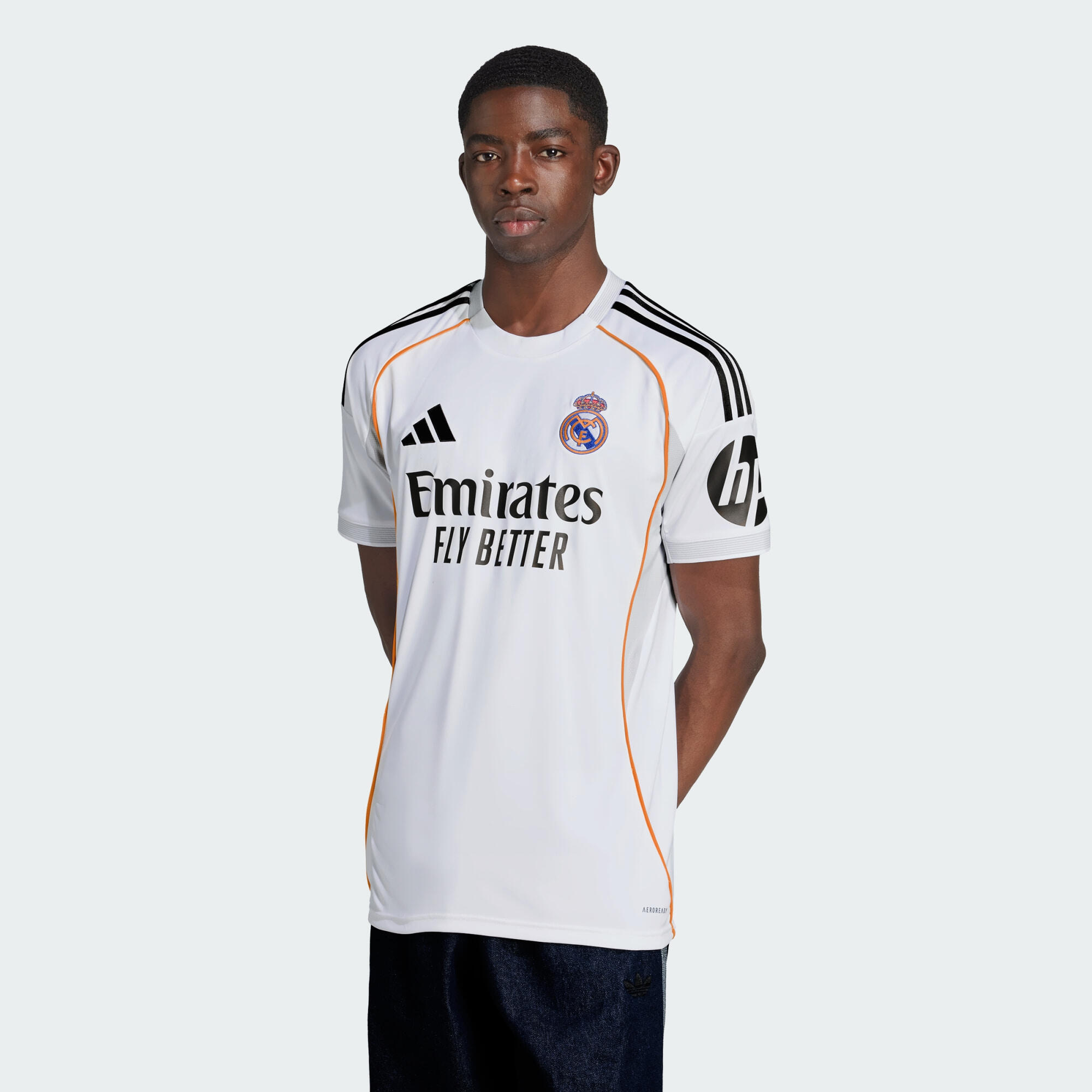 Adidas - Maillot Domicile Real Madrid 25/26 - Maillot Manches Courtes - Blanc - Decathlon