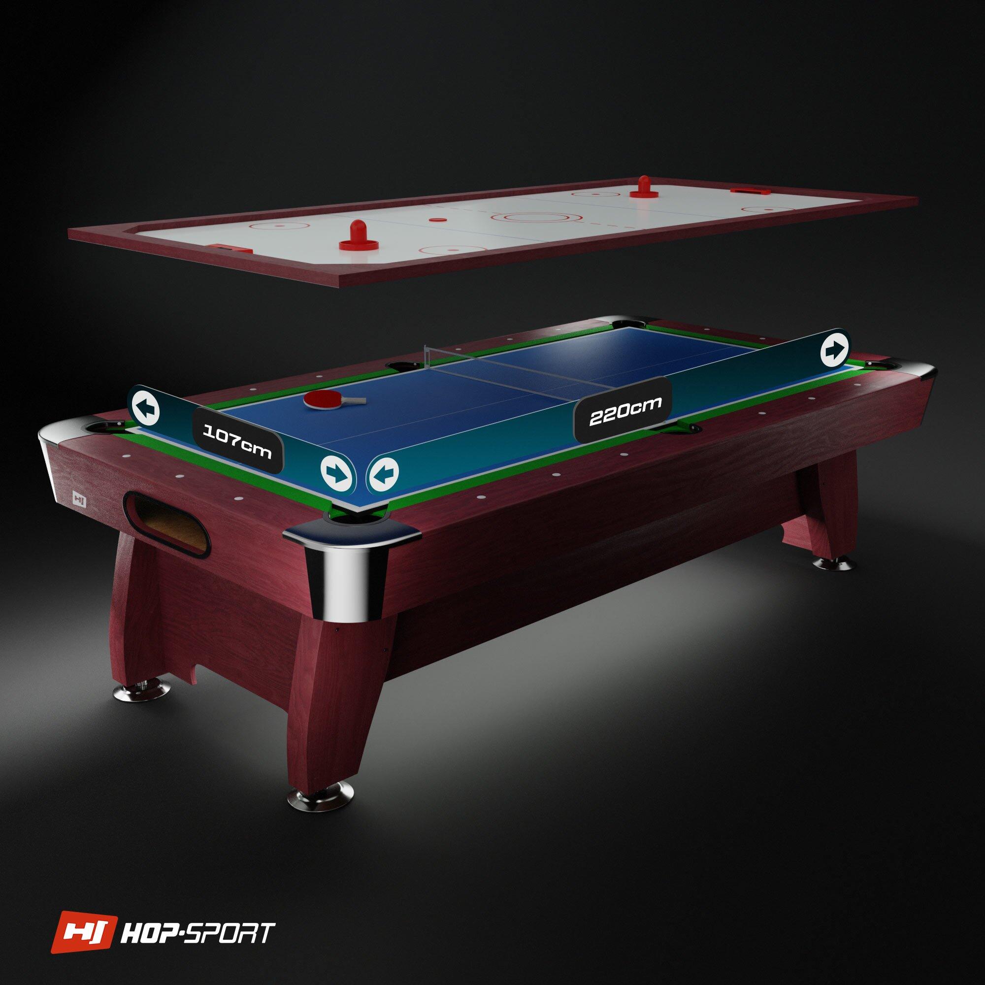 Stół bilardowy spływowy Vip Extra 8FT z nakładką ping-pong cymbergaj