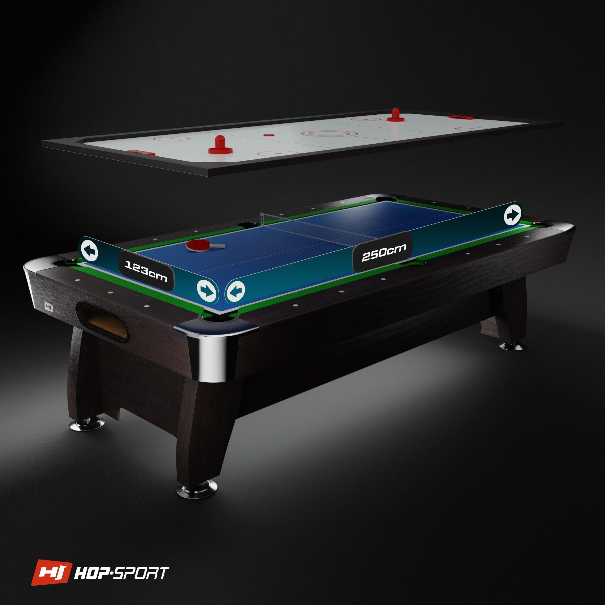 Stół bilardowy spływowy Vip Extra 9FT z nakładką ping-pong cymbergaj 2/7