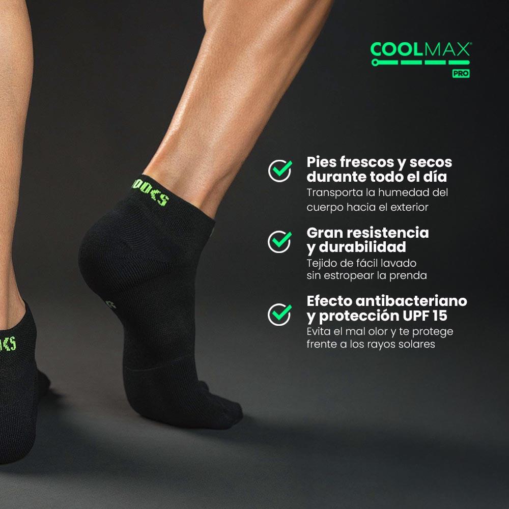 Calcetines Biomecánicos Running Tobillero Negro 4/5