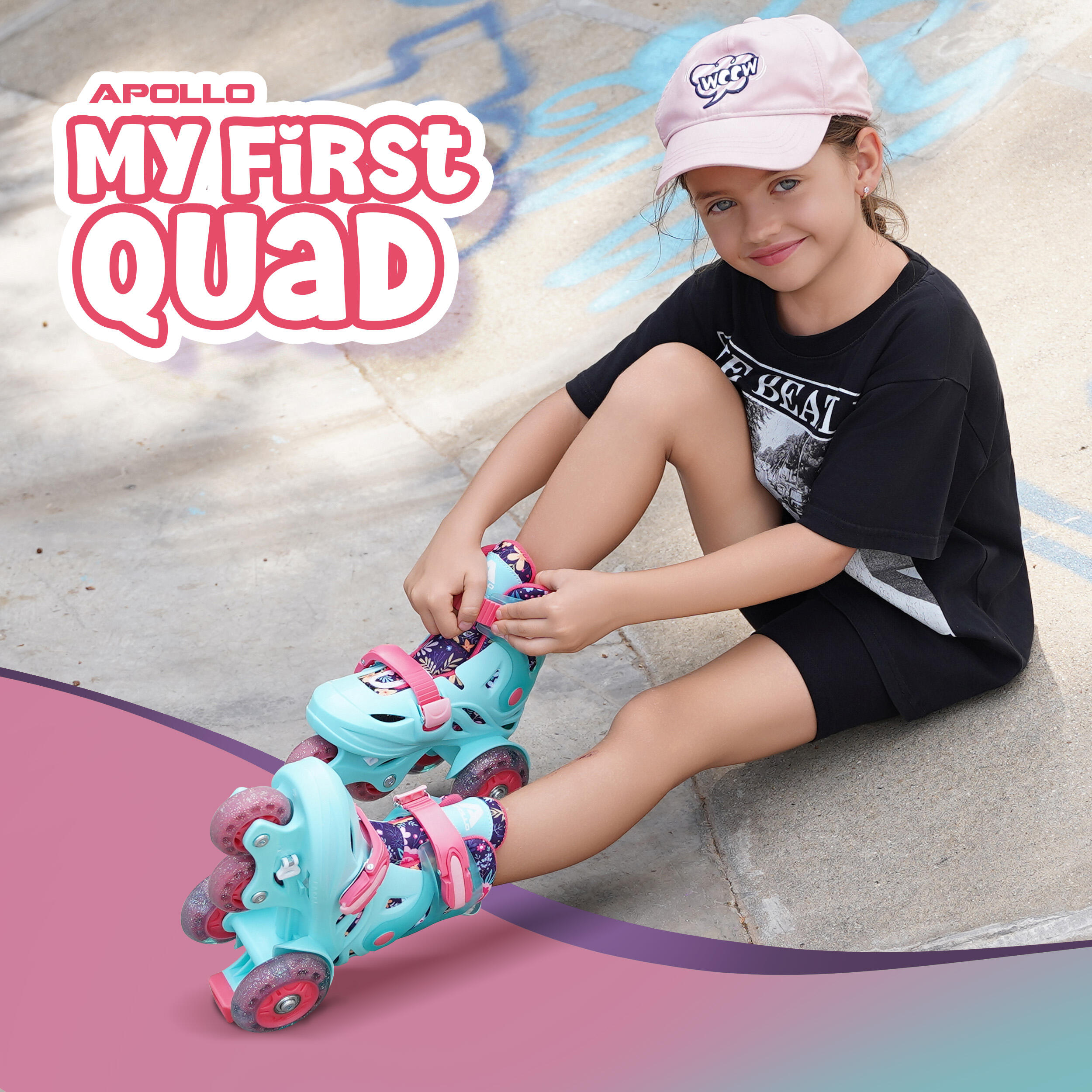 Patins à roulettes Apollo Kids My 1st Skates – réglables avec roues LED 7/7