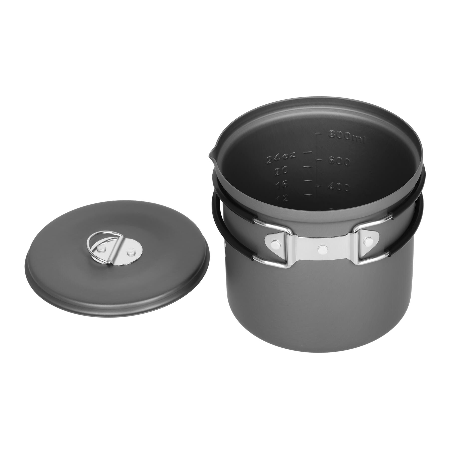 Pot touristique en aluminium avec couvercle 1000 ml NC4202 Nils Camp 5/6
