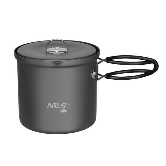 Aluminium-Campingtopf mit Deckel 1000ml NC4202 Nils Camp
