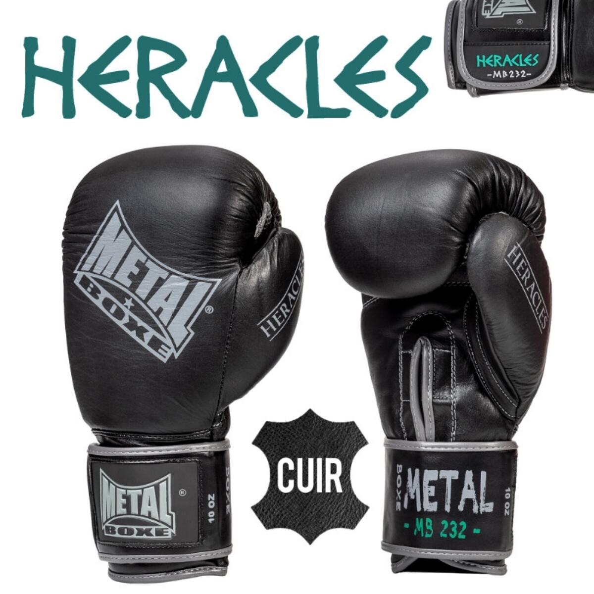 Metal Boxe Gant Cuir Heracles 08 oz 2/2