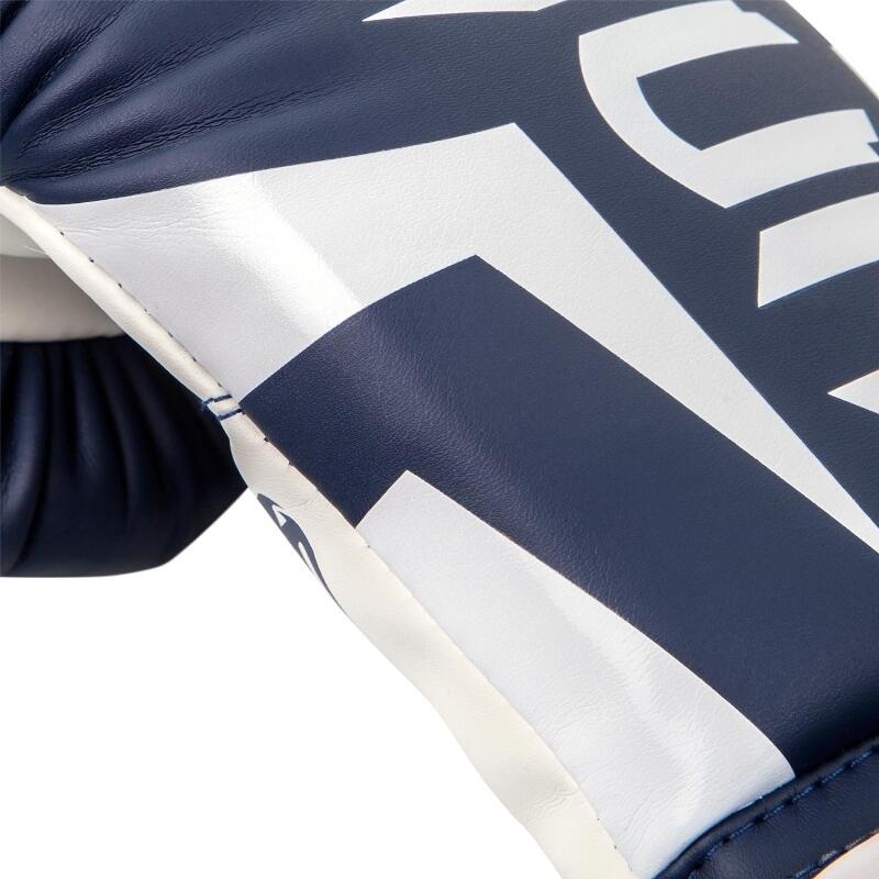 Boxerské rukavice VENUM ELITE - bílo/modré 6/6