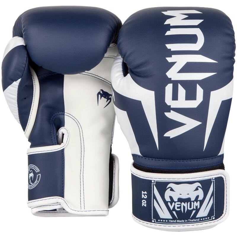 Boxerské rukavice VENUM ELITE - bílo/modré 2/6