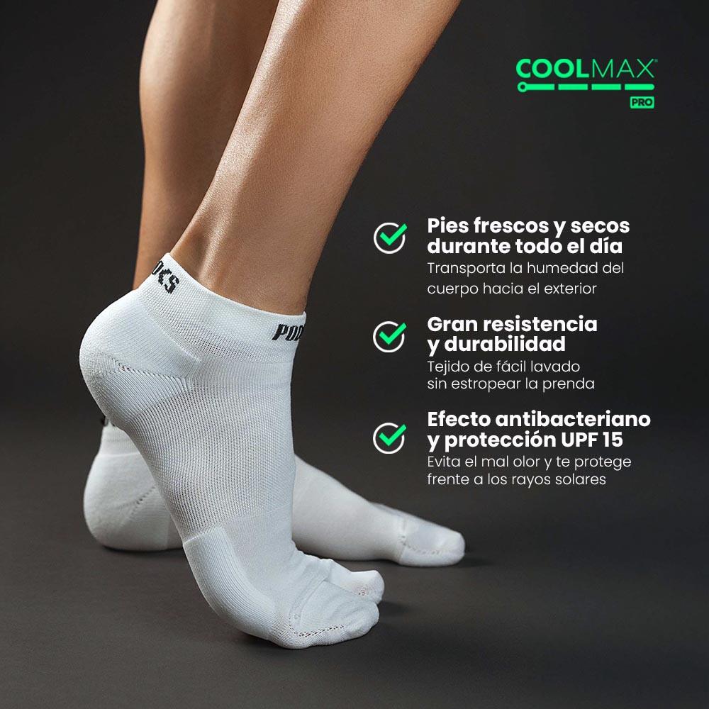 Calcetines Biomecánicos Running Tobillero Blanco 4/7