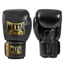 Metal Boxe Gant Cuir Thai Series Noir/Gold 10 oz