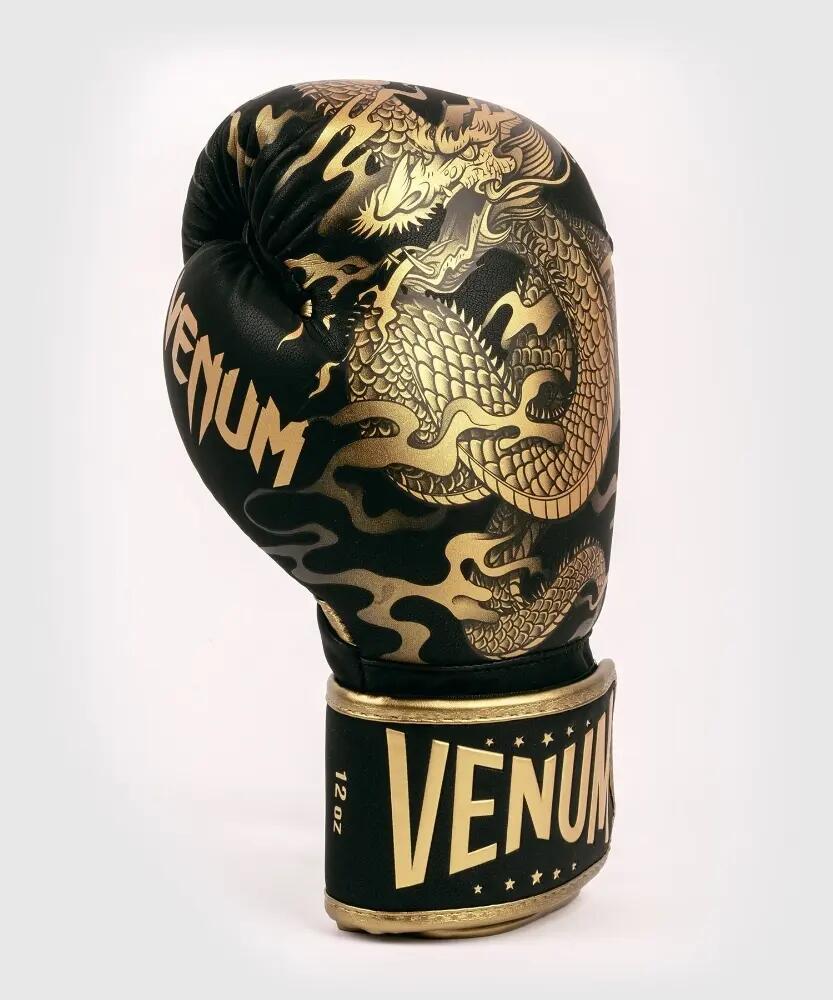 Venum Dragon's Flight bokshandschoenen zwart/bruin 14oz 7/7