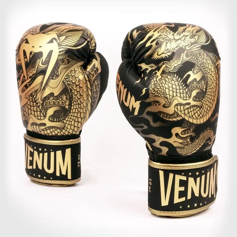 Boxing gloves Venum Dragon’s Flight – Black/Bronze – 8 oz