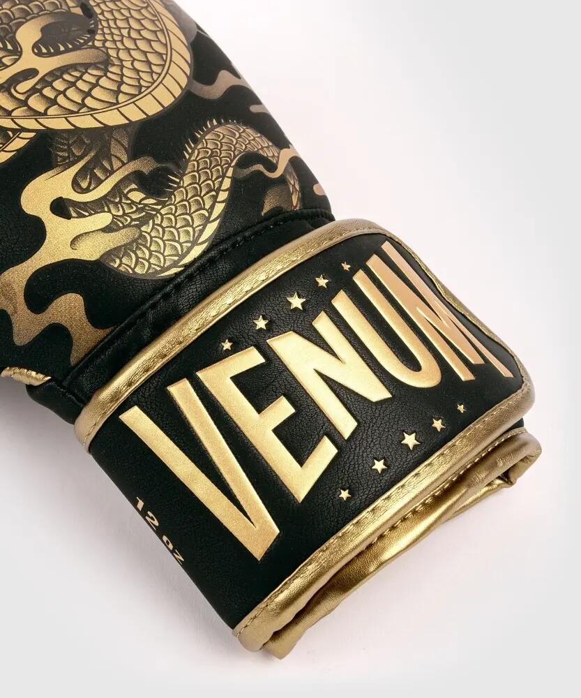 Venum Dragon's Flight bokshandschoenen zwart/bruin 14oz 5/7