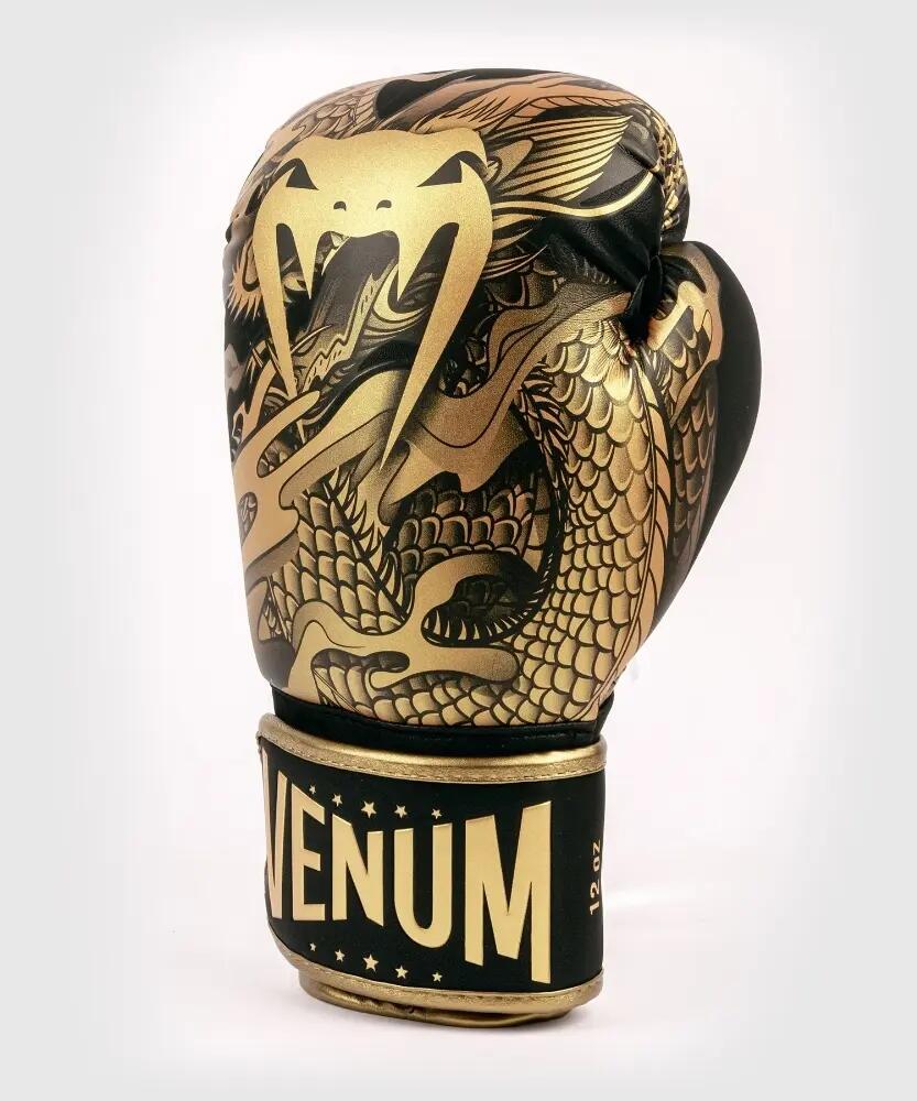 Venum Dragon's Flight bokshandschoenen zwart/bruin 14oz 2/7