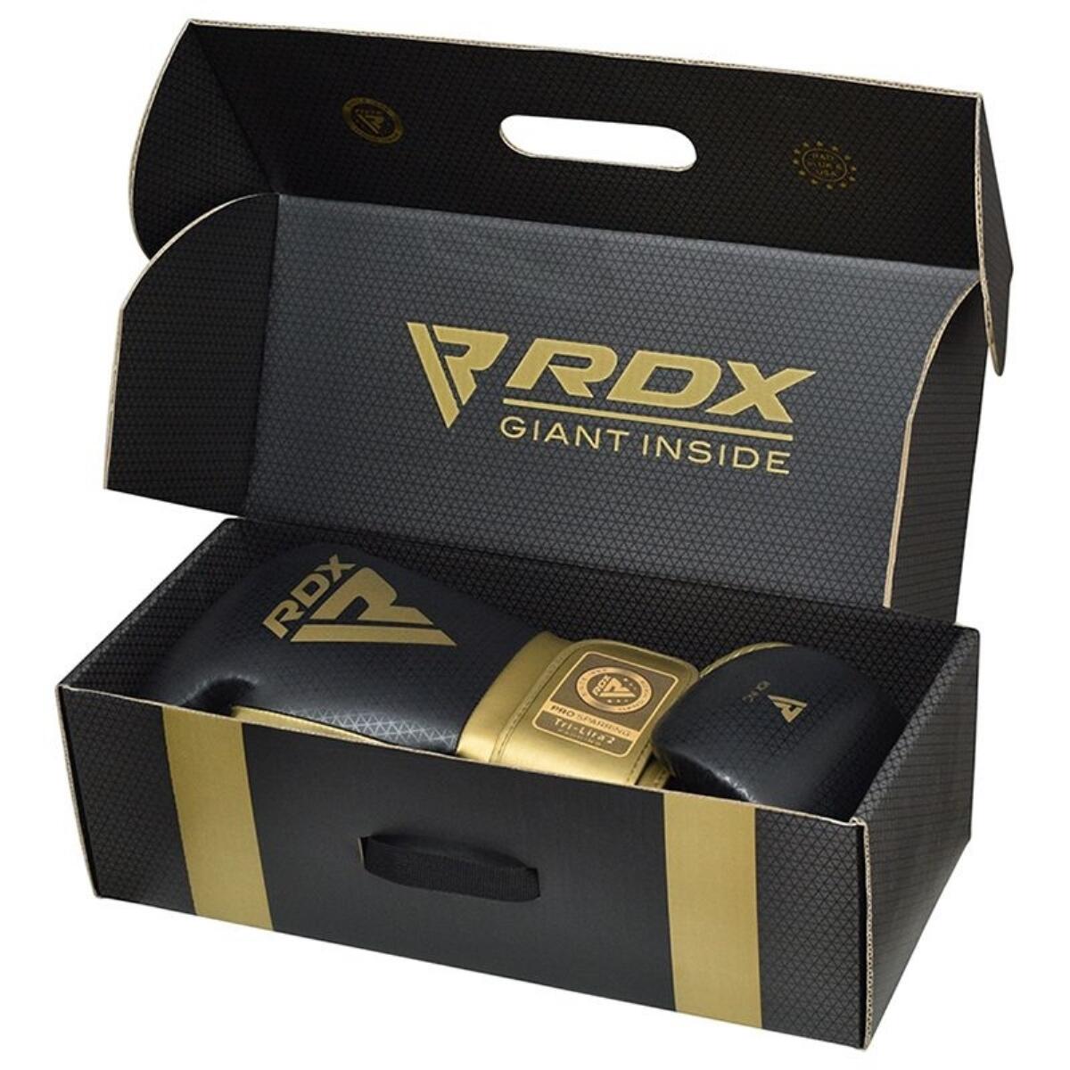 Guantoni Boxe RDX Mark Pro Sparring Tri Lira 2 Oro-16OZ 6/7