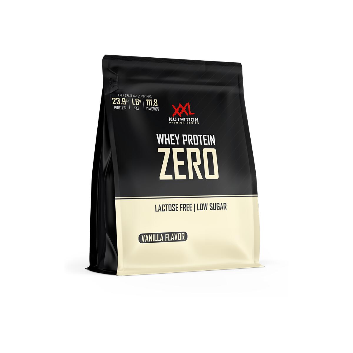 Whey Isolate Zero - 90% Eiwit, Whey Isolaat, Lactosevrij - Vanille - 450 gram 1/2