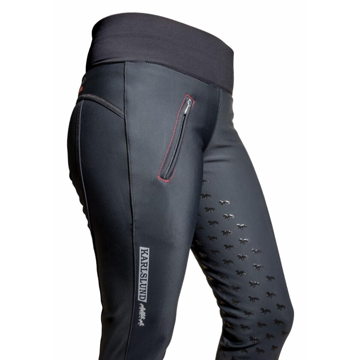 Reitleggings Full Grip Winter Frau Karlslund Galdur Jodhpur 5/5