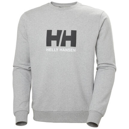 Sudadera Gris Helly Hansen HH Logo Crew Sweat Grey Melang