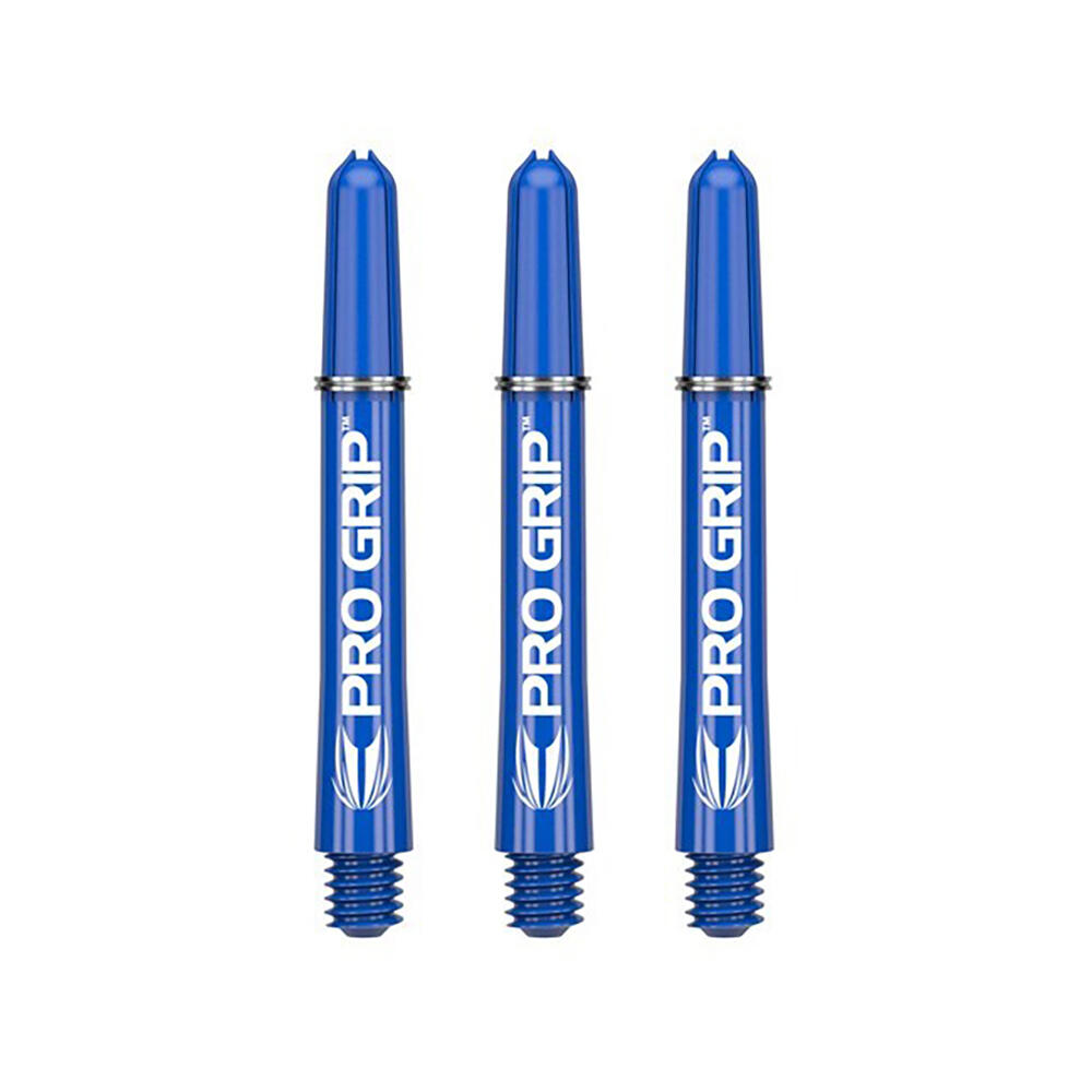 6x 3pc Target Pro Grip Nylon Shaft Accessory Intermediate - Blue