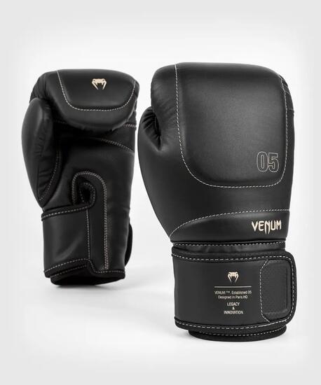 Venum Impact Evo Boxing Gloves - Black - 14 Oz
