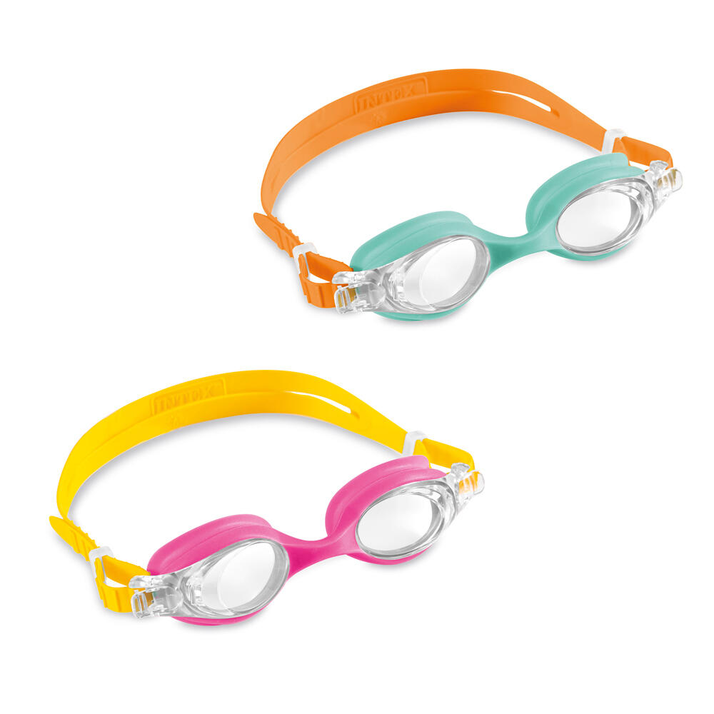 2pc Intex Kids/Children Swimming/Snorkeling Eye Goggles 3-8y