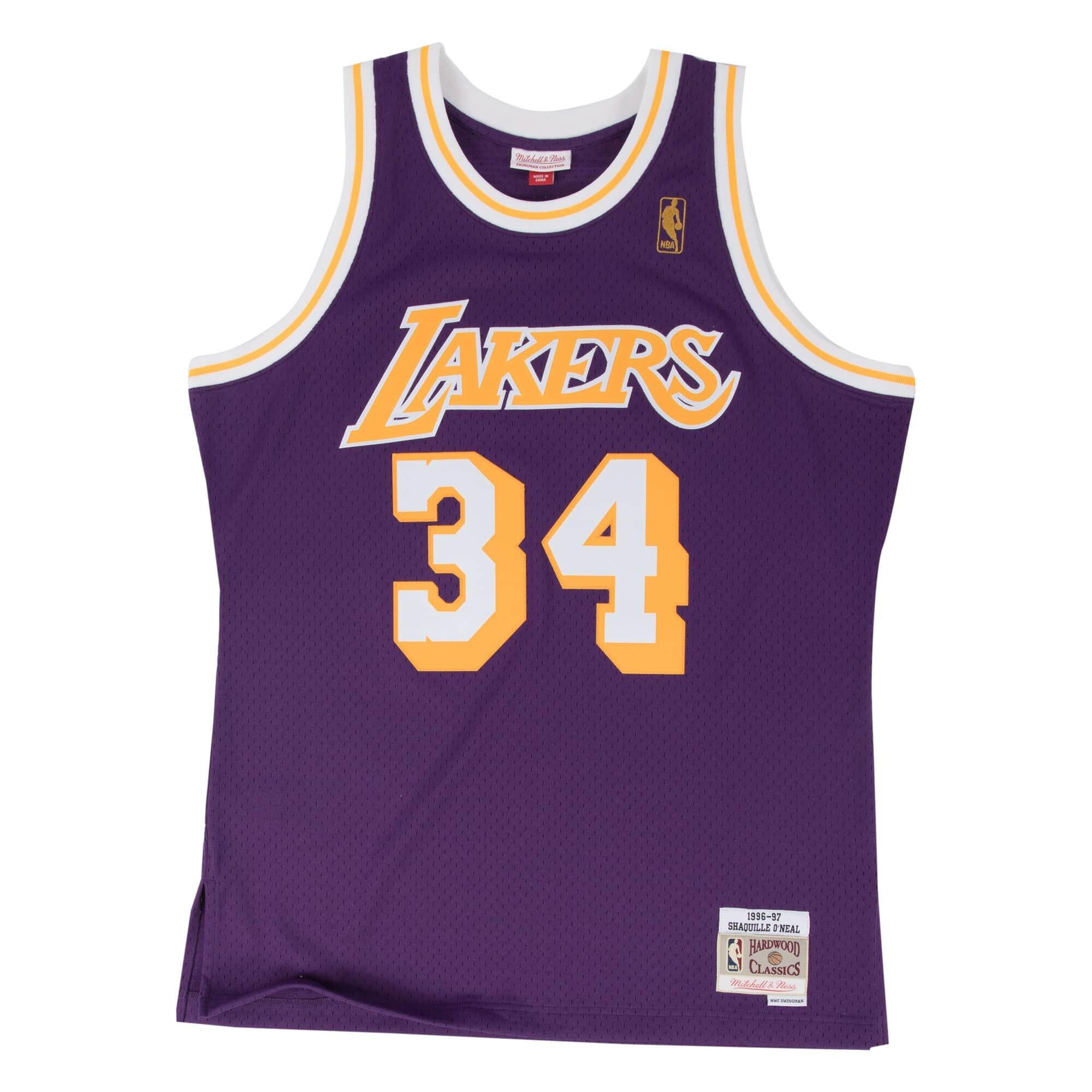 MITCHELL & NESS Maglietta NBA Los Angeles Lakers Shaquille O'Neal