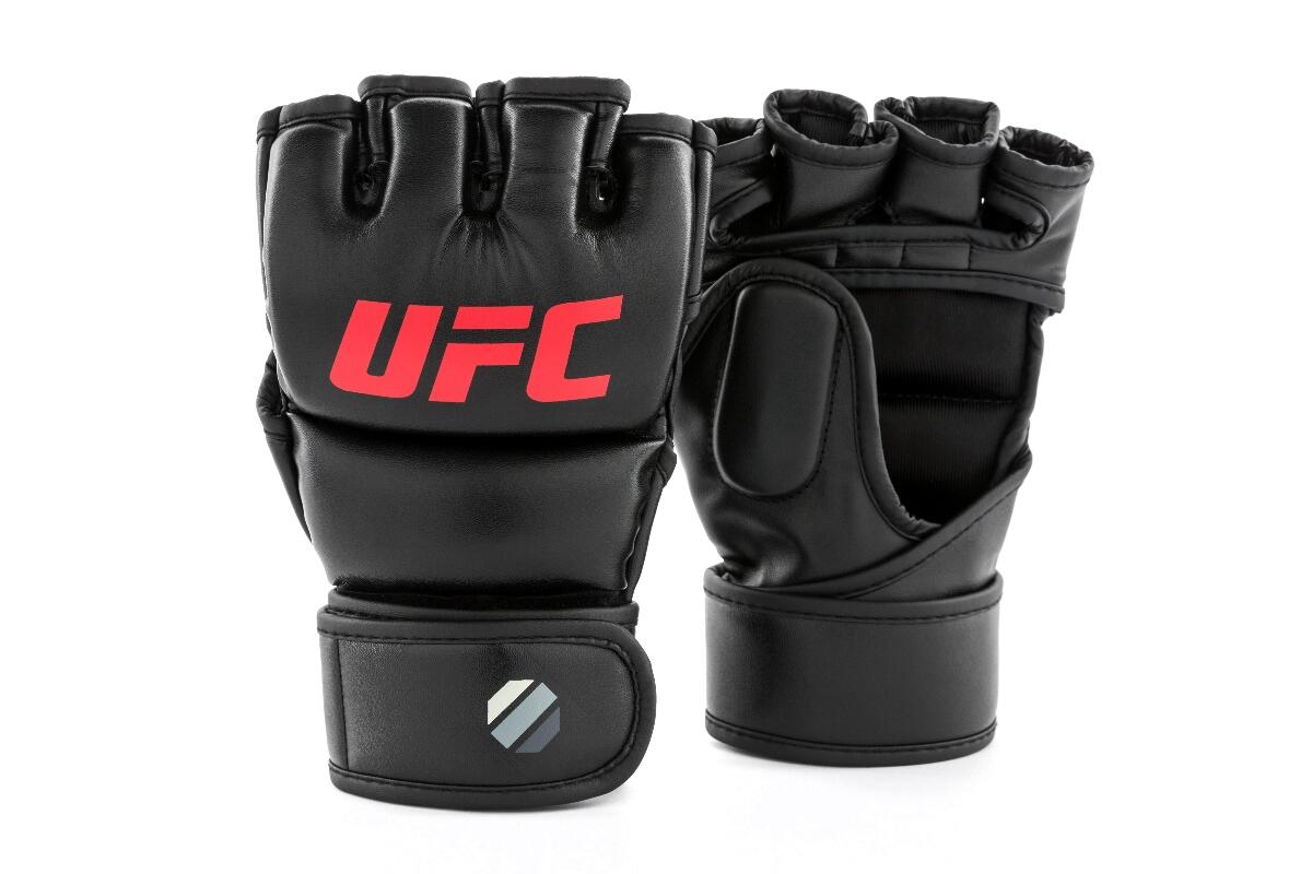 Guanti da Grappling MMA Contender - Nero/Rosso - 7 oz 1/5